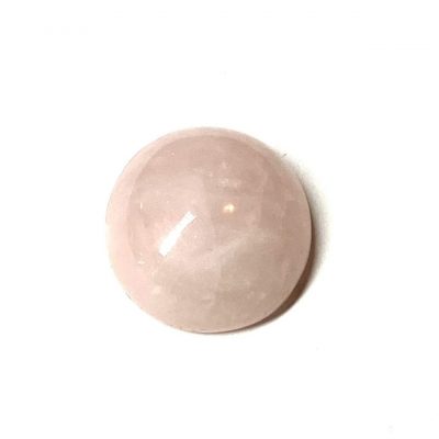 rose quartz round cabochon