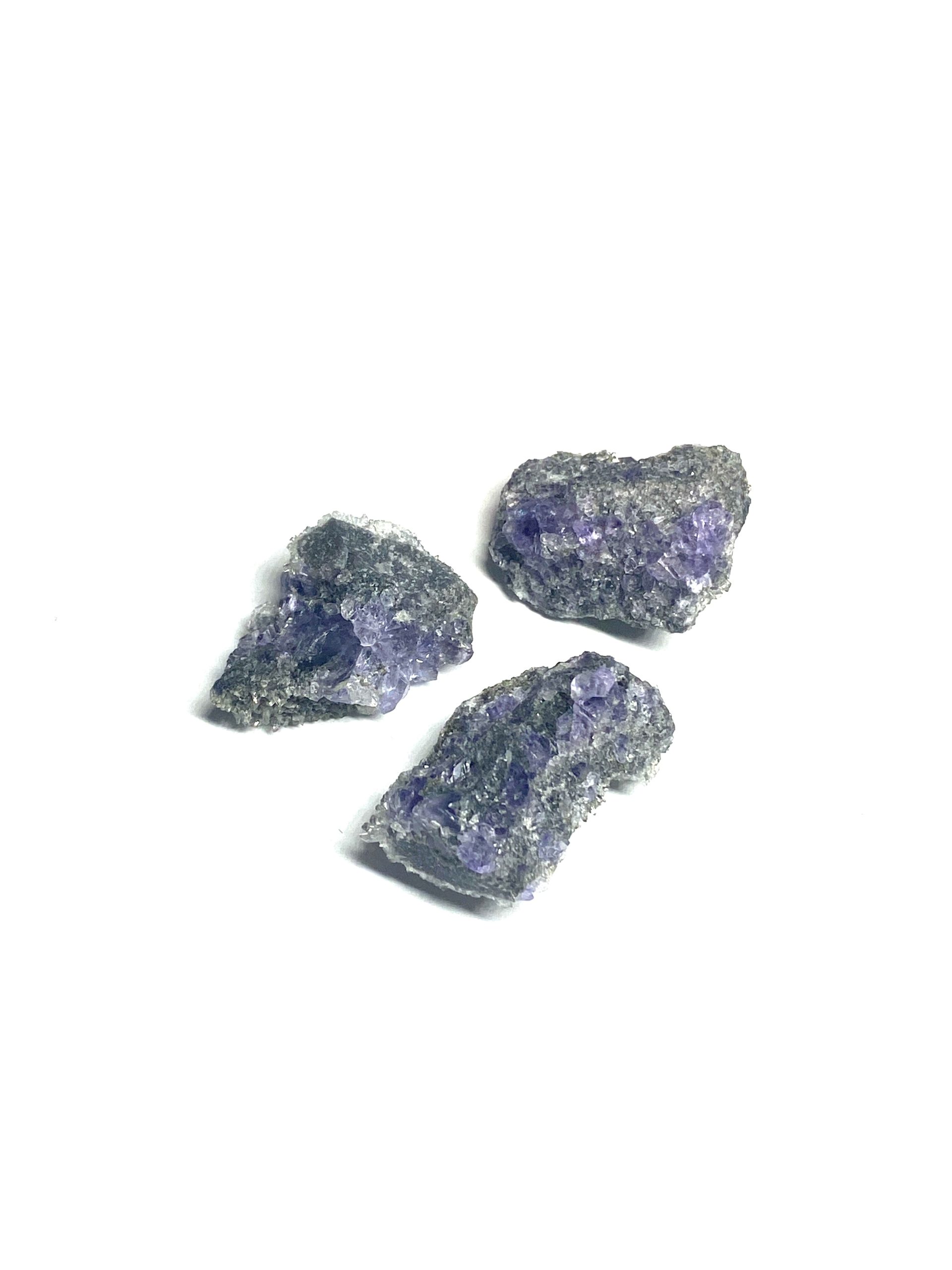 Purple Fluorite on Matrix