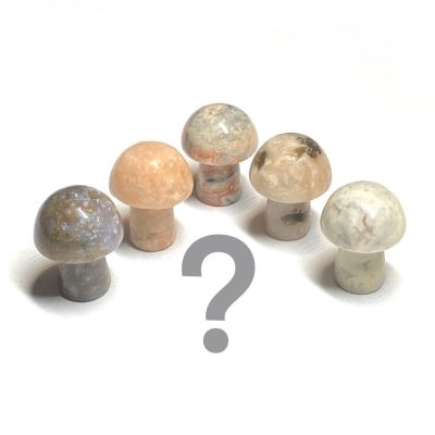 Mystery Agate Crystal Mushroom
