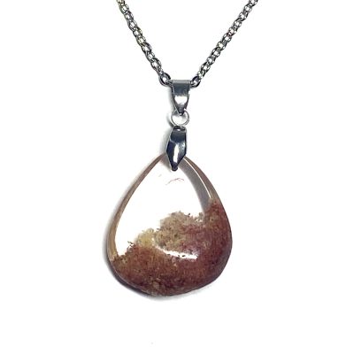 Hematite & Goethite Inclusion Quartz Necklace