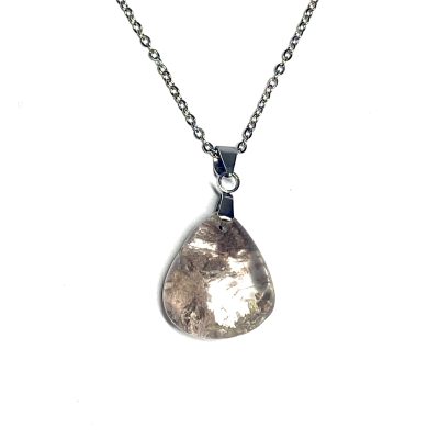 Chlorite Rutile Inclusion Quartz Necklace