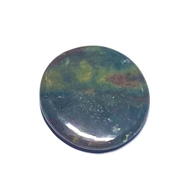 BloodStone Jasper Palm Stone