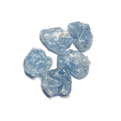 Raw Blue Celestite Quartz Crystals