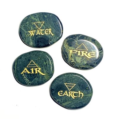 Kambaba Jasper Elements Stone Set