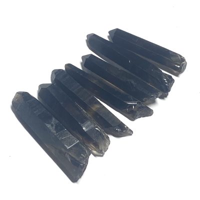 Black Quartz Crystal Points Minerals