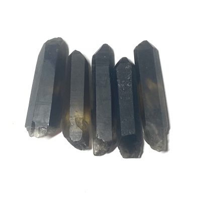 Black Smoky Quartz Points Brazil