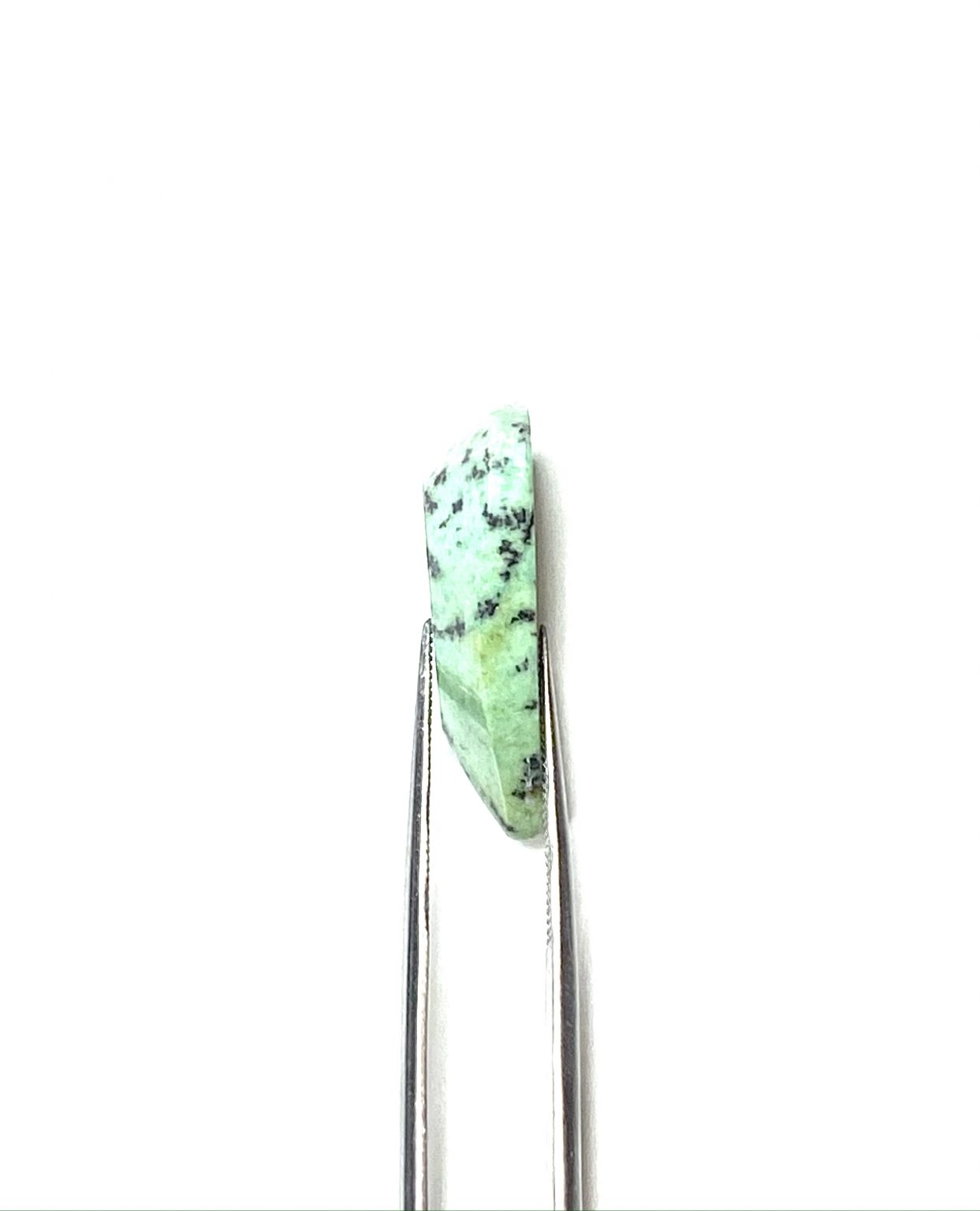 Green Chrysocolla Shield Cabochon Stone