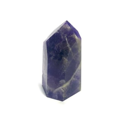 Natural Faceted Purple Amethyst Obelisk