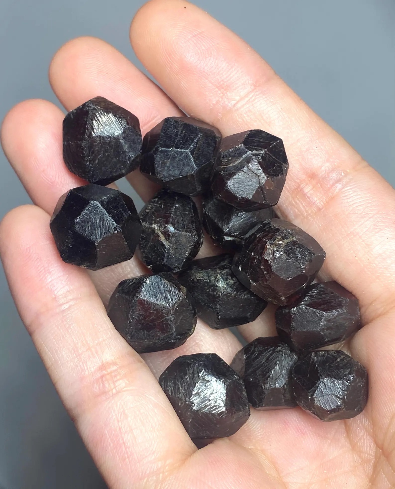 Natural Raw Pyrope Garnets from Madagascar