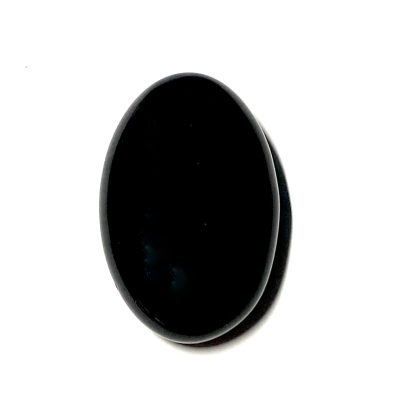 Black Obsidian Palm Stone