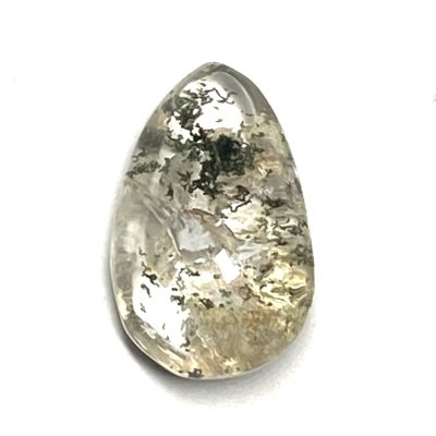 Chlorite Inclusion Quartz Teardrop Gemstone