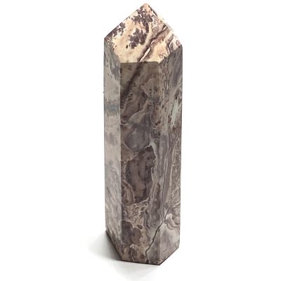 Polished Landscape Jasper Obelisk Tower