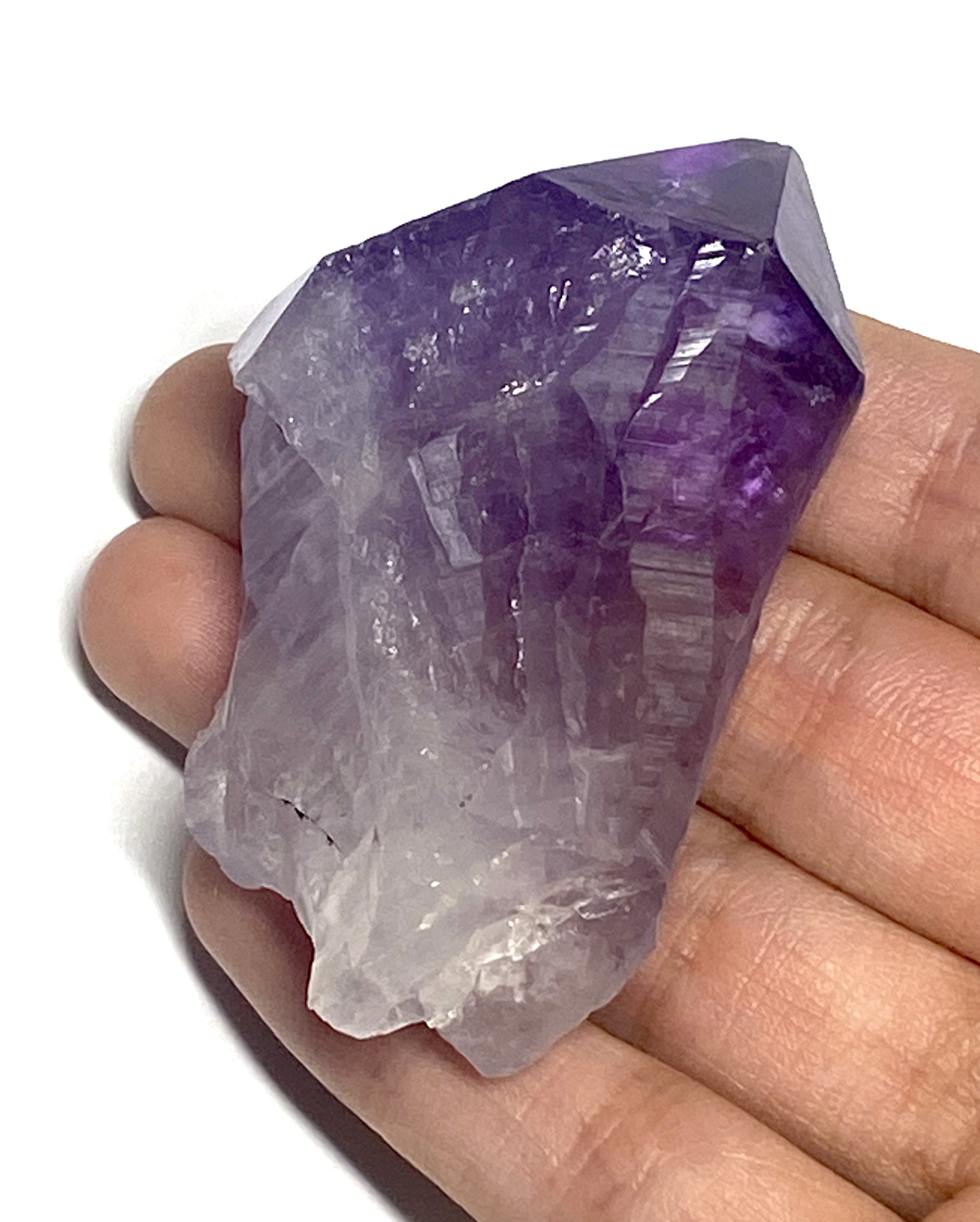 Brazil Polished Amethyst Quartz Point