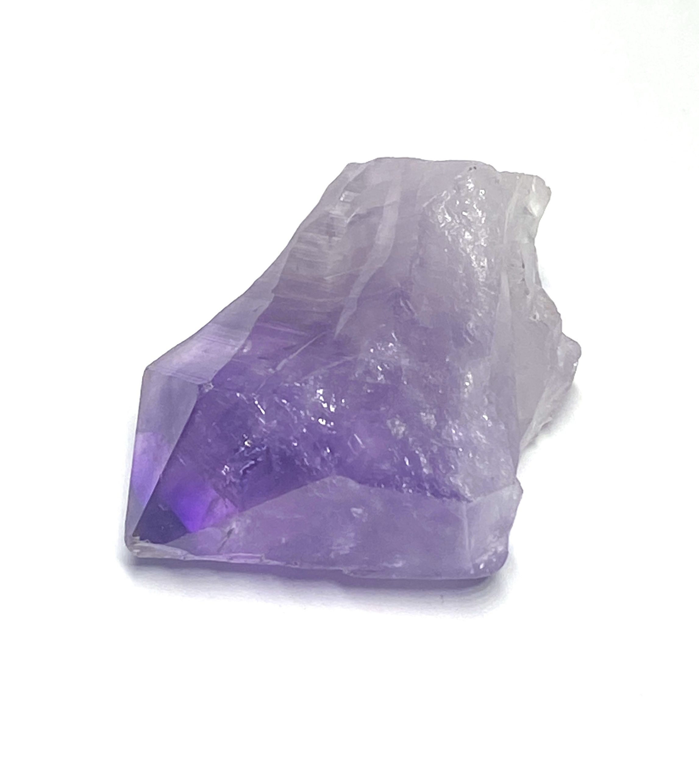 Polished Amethyst Quartz Point Crystal