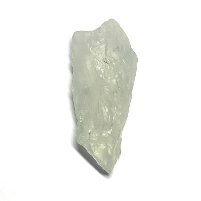 Raw Prasiolite Quartz Crystal from Brazil