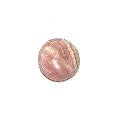 Round Pink Rhodochrosite Cabochon