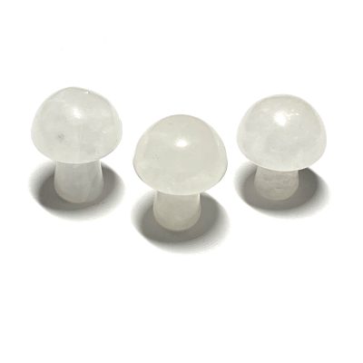 White Quartz Mushroom Carvings